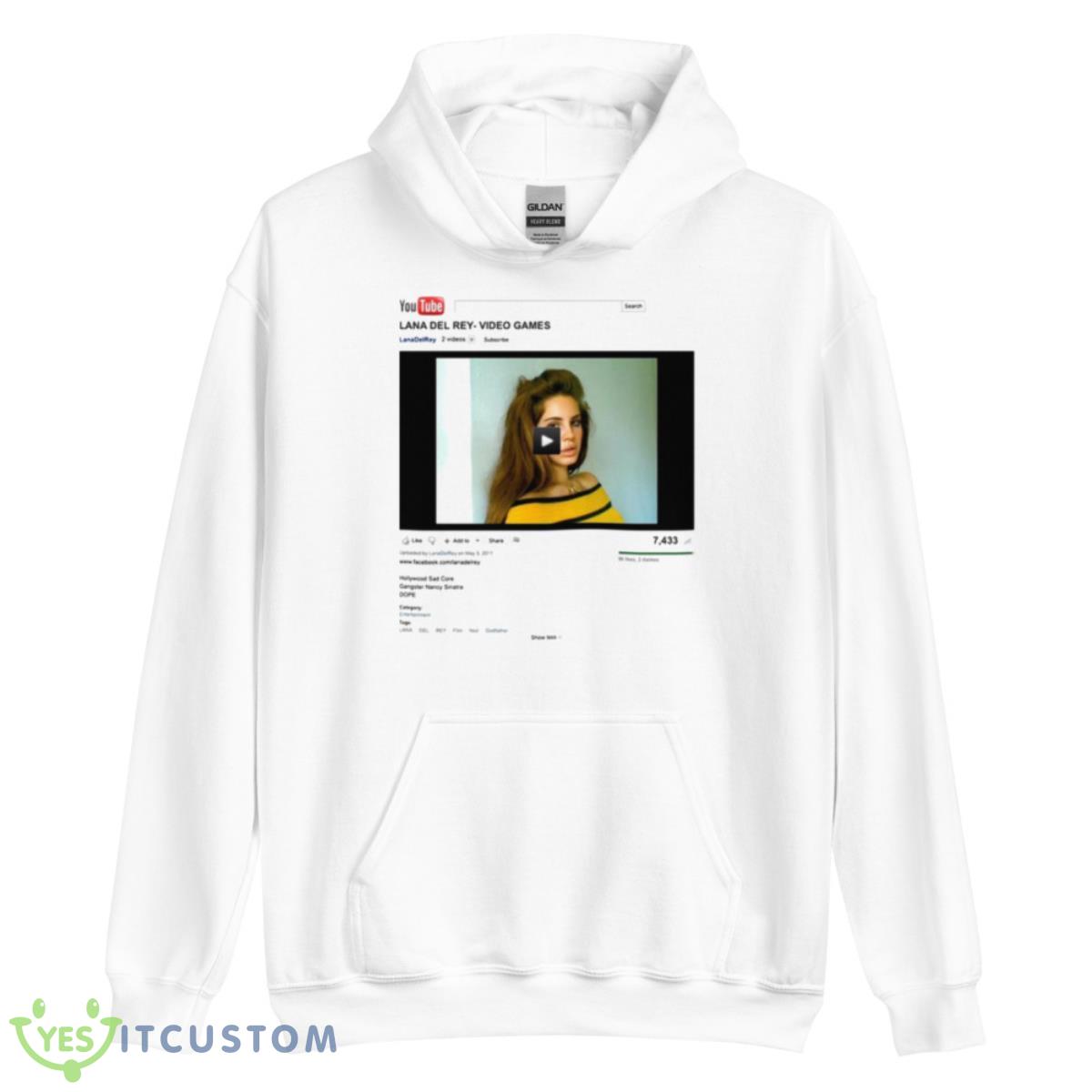 Original Lana Del Rey Video Games Youtube Shirt 11 Original Lana Del Rey Video Games Youtube Shirt - Unisex Heavy Blend Hooded Sweatshirt