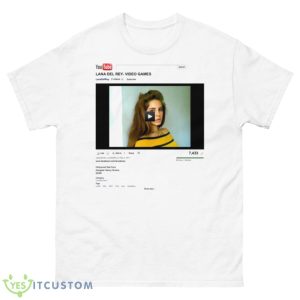 Original Lana Del Rey Video Games Youtube Shirt - 500 Men’s Classic Tee Gildan