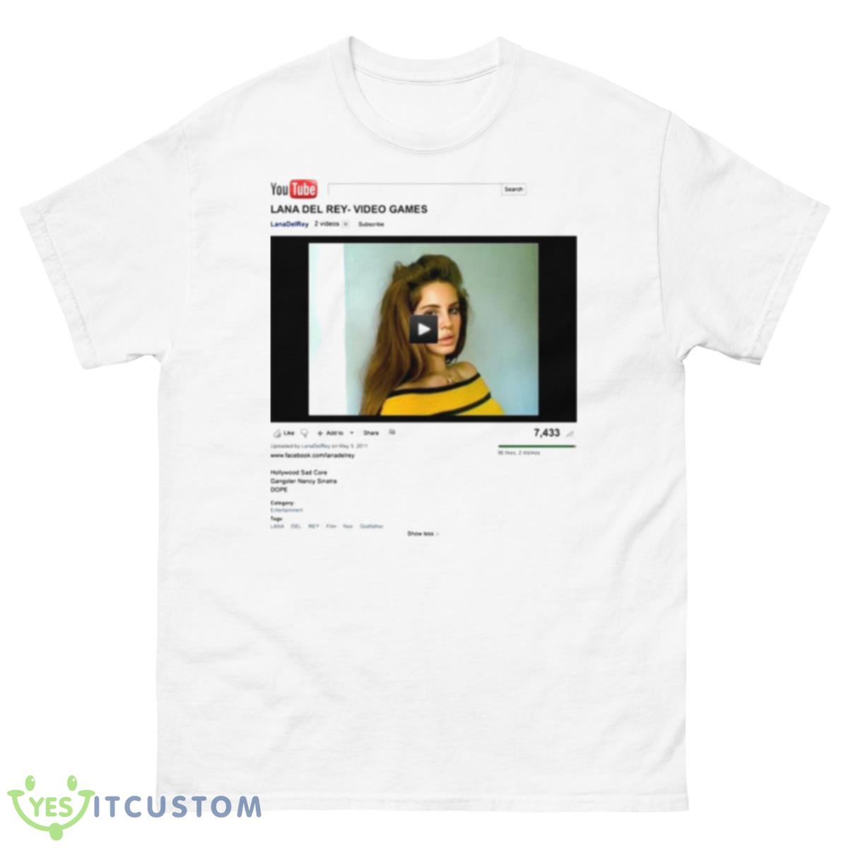 Original Lana Del Rey Video Games Youtube Shirt 10 Original Lana Del Rey Video Games Youtube Shirt - 500 Men’s Classic Tee Gildan