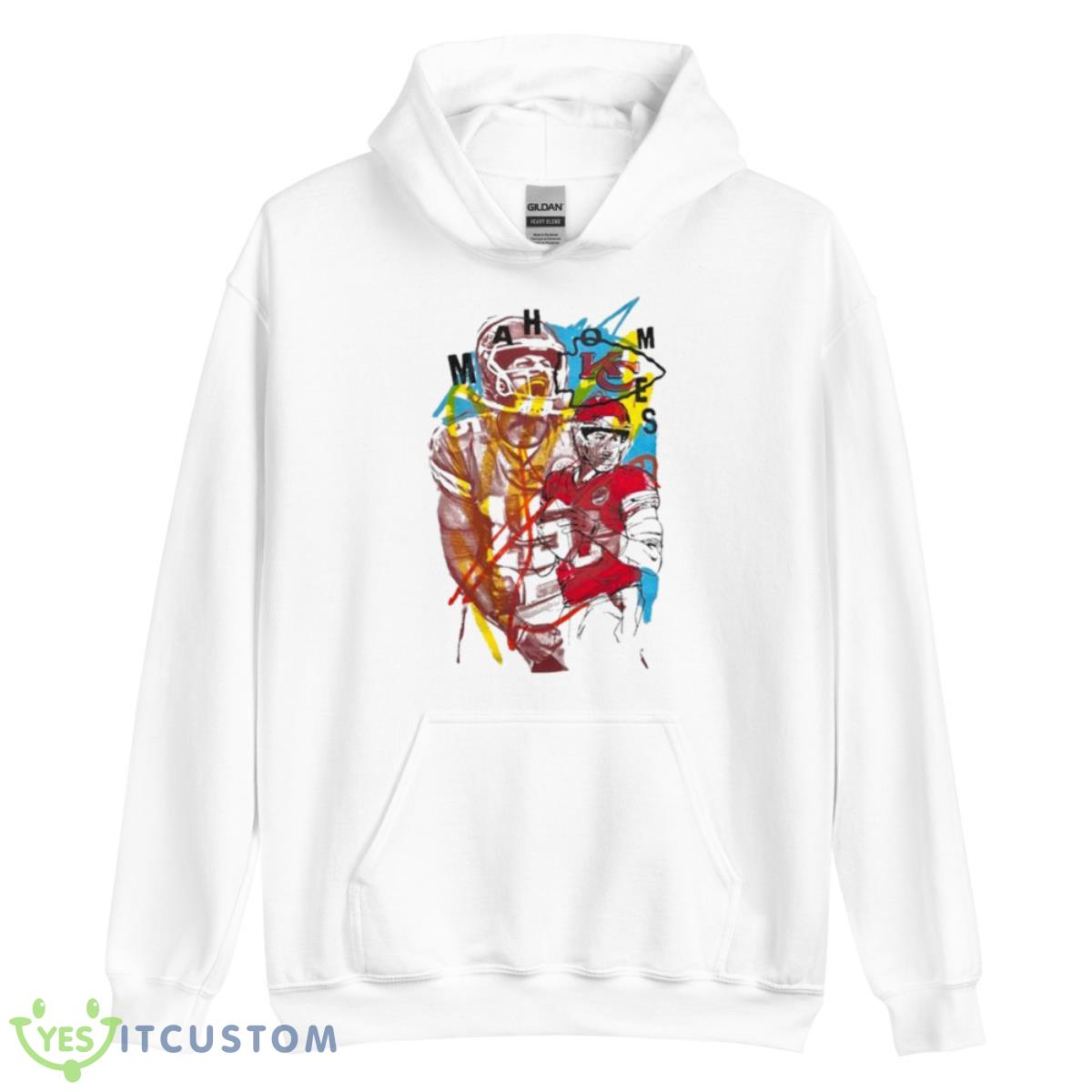 Original Patrick Mahomes Artist Series Shirt 3 Original Patrick Mahomes Artist Series Shirt - Unisex Heavy Blend Hooded Sweatshirt