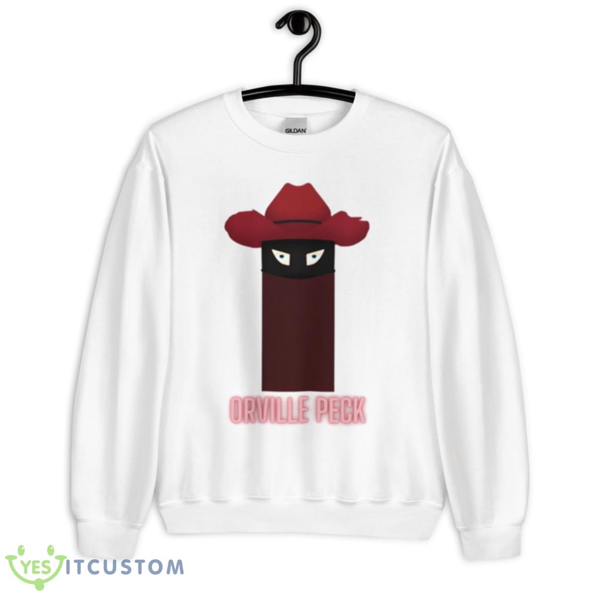 Orville Cowboy Peck Face E Shirt 2 Orville Cowboy Peck Face E Shirt - Unisex Heavy Blend Crewneck Sweatshirt