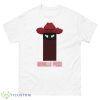 Orville Cowboy Peck Face E Shirt - 500 Men’s Classic Tee Gildan