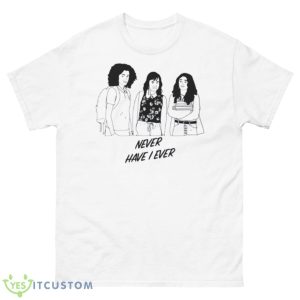 Outline Design Never Have I Ever Shirt - 500 Men’s Classic Tee Gildan