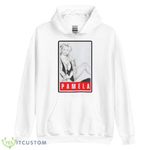 Pamela Anderson In Bikini Shirt 7 Pamela Anderson In Bikini Shirt - Unisex Heavy Blend Hooded Sweatshirt