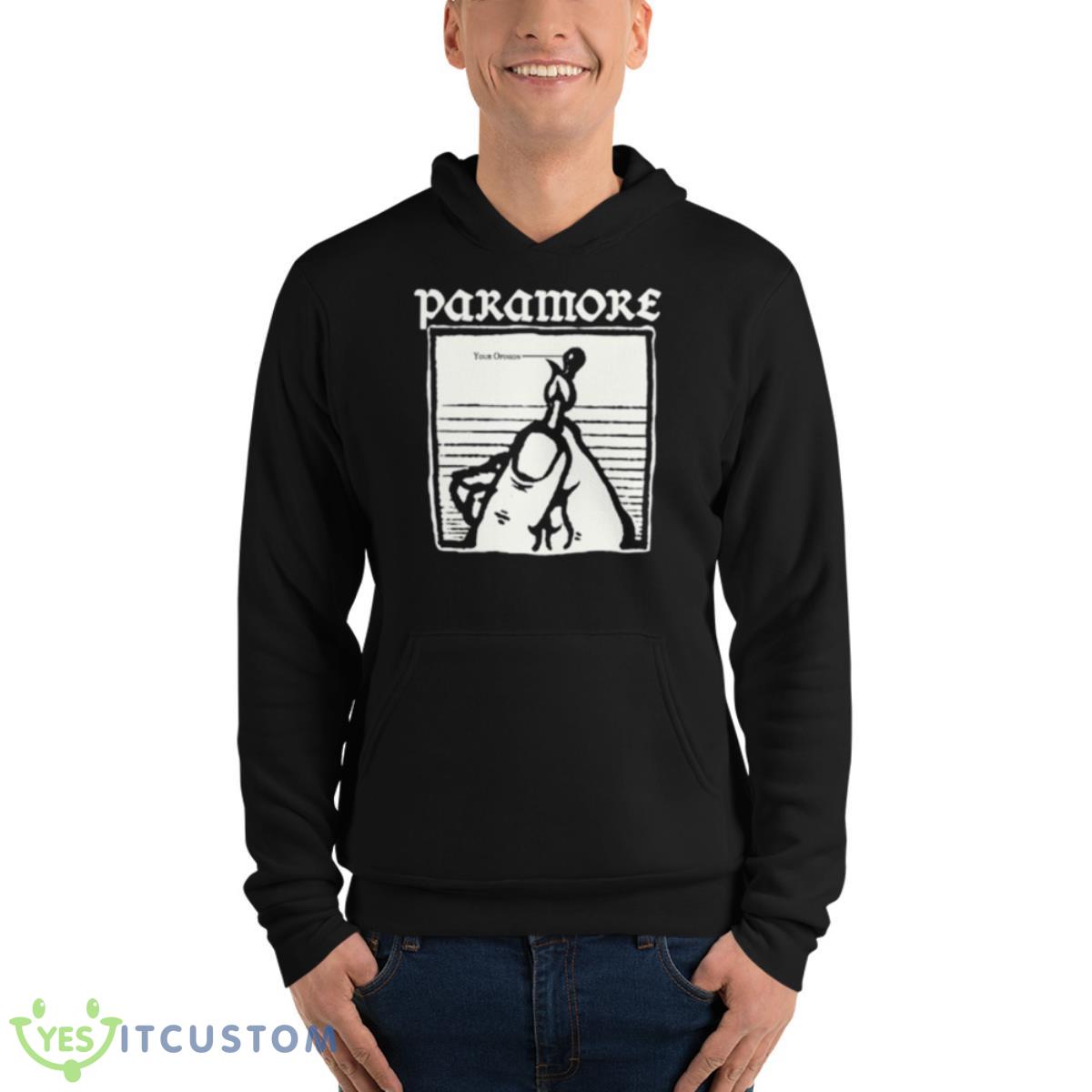 Paramore Your Opinion Burn Shirt 13 Paramore Your Opinion Burn Shirt - Unisex Fleece Pullover Hoodie