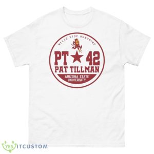 Pat Tillman Gold Arizona State Sun Devils Circle Shirt - 500 Men’s Classic Tee Gildan