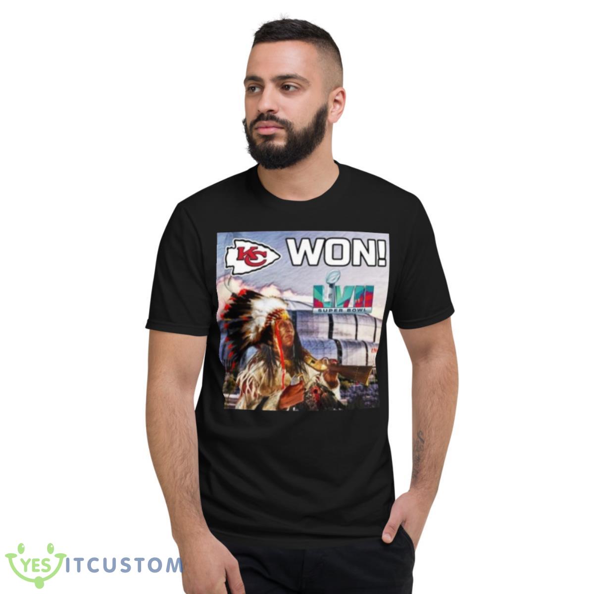 Patriarch KC Won Super Bowl 2023 Champions Shirt 13 Patriarch KC Won Super Bowl 2023 Champions Shirt - Short Sleeve T-Shirt