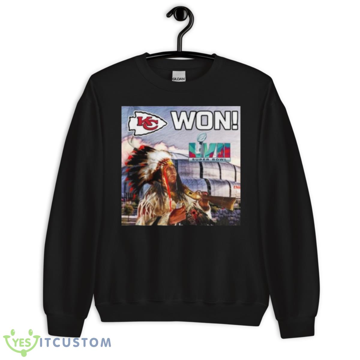 Patriarch KC Won Super Bowl 2023 Champions Shirt 3 Patriarch KC Won Super Bowl 2023 Champions Shirt - Unisex Crewneck Sweatshirt