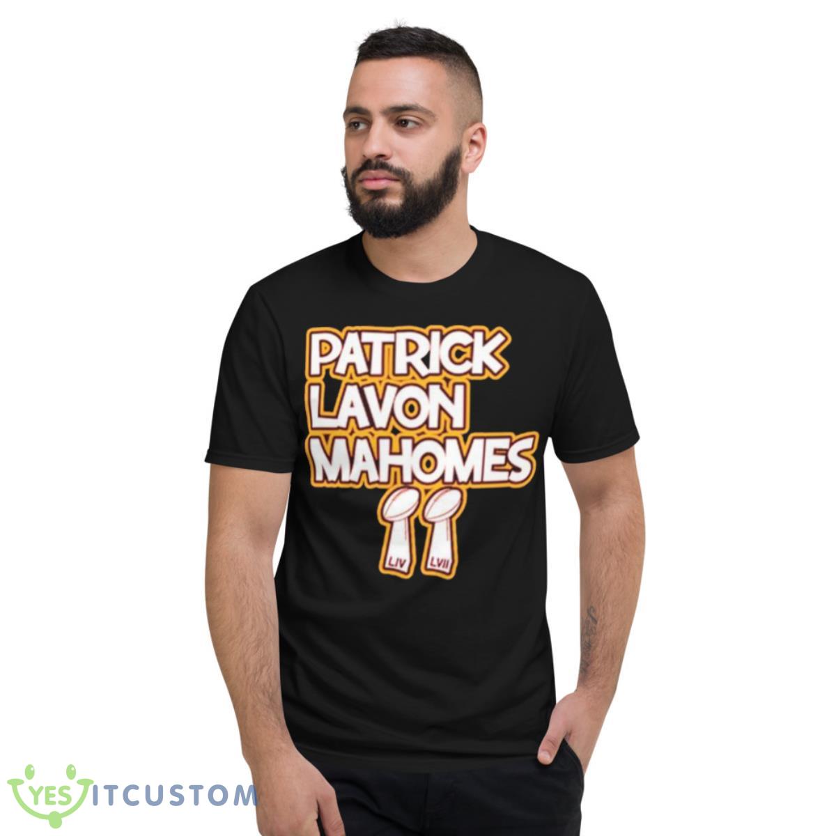 Patrick Lavon Mahomes LIV LVII Shirt 2 Patrick Lavon Mahomes LIV LVII Shirt - Short Sleeve T-Shirt