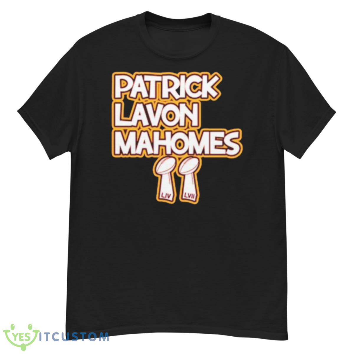 Patrick Lavon Mahomes LIV LVII Shirt 12 Patrick Lavon Mahomes LIV LVII Shirt - G500 Men’s Classic T-Shirt