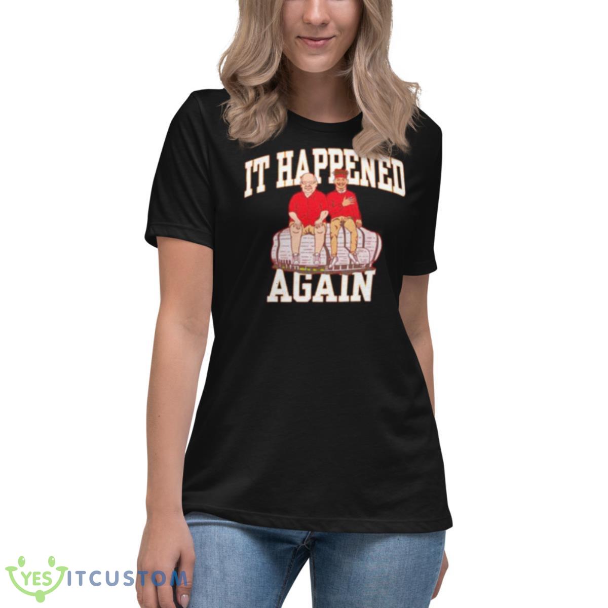 Patrick Mahomes It Happened Again Shirt 6 Patrick Mahomes It Happened Again Shirt - Women's Relaxed Short Sleeve Jersey Tee