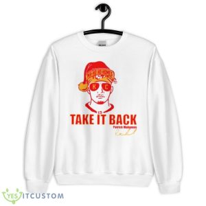 Patrick Mahomes Take It Back Signature Shirt - Unisex Heavy Blend Crewneck Sweatshirt