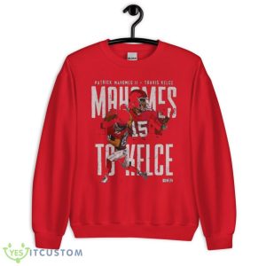 Patrick Mahomes Travis Kelce Kansas City Connection T-Shirt 12 Patrick Mahomes Travis Kelce Kansas City Connection T-Shirt Product Photo 2