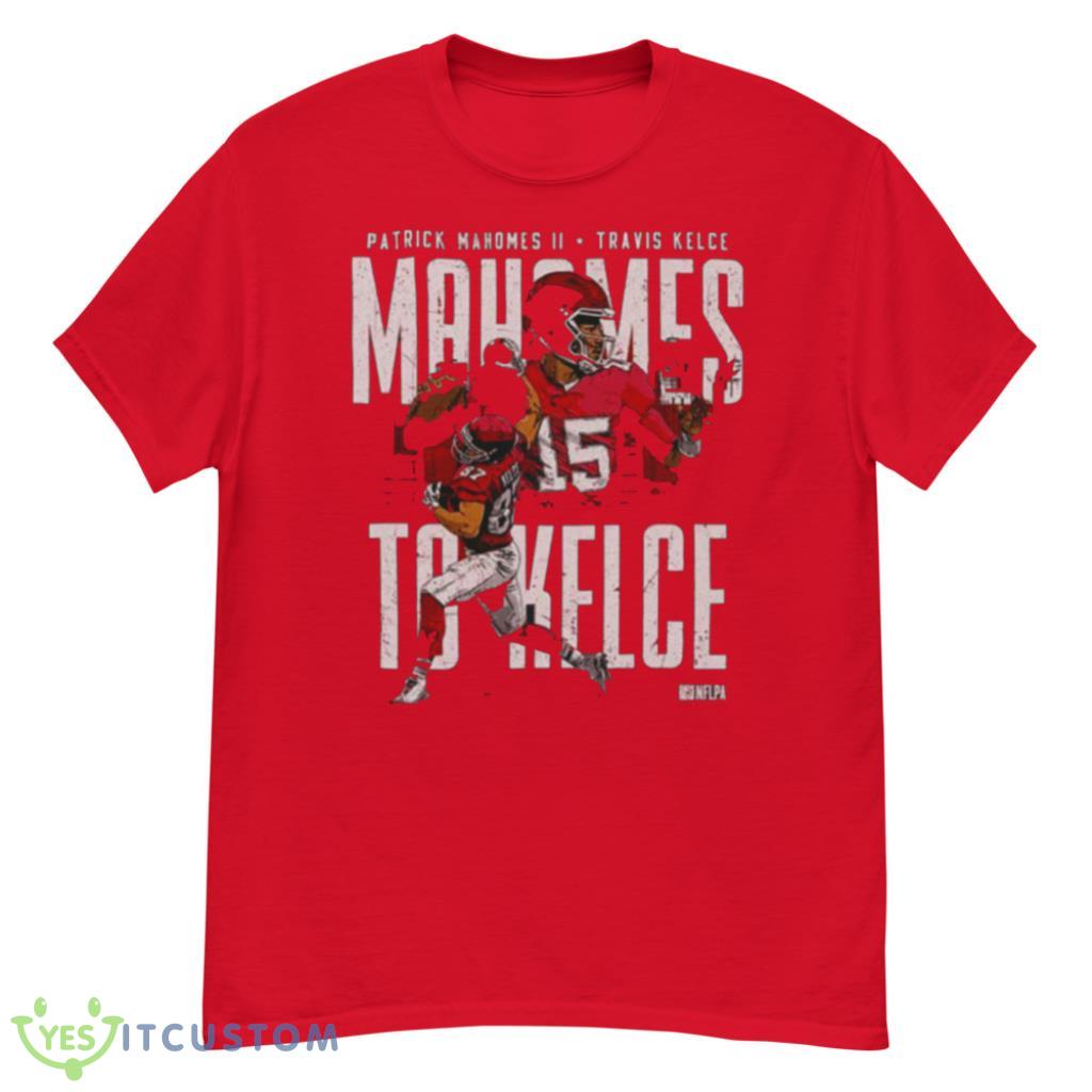 Patrick Mahomes Travis Kelce Kansas City Connection T-Shirt 4 Patrick Mahomes Travis Kelce Kansas City Connection T-Shirt Product Photo 4