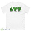 Peace Love Irish Shirt - 500 Men’s Classic Tee Gildan