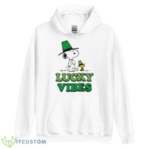 Peanuts Snoopy St Patrick’s Day Lucky Vibes Shirt 7 Peanuts Snoopy St Patrick’s Day Lucky Vibes Shirt - Unisex Heavy Blend Hooded Sweatshirt