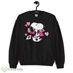 Peanuts Valentines Letter Snoopy Shirt - Unisex Crewneck Sweatshirt
