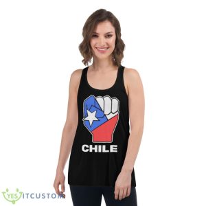 Pedro Wearing Chile Shirt 10 Pedro Wearing Chile Shirt - Women's Flowy Racerback Tank