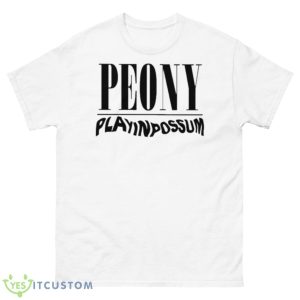 Peony Play In Possum Shirt - 500 Men’s Classic Tee Gildan