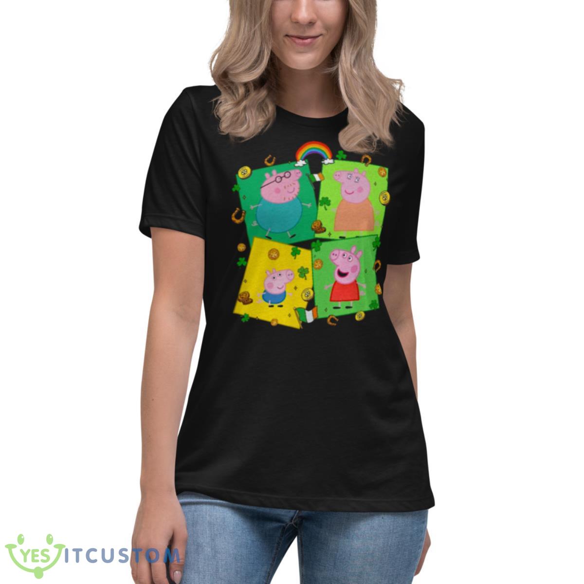 Peppa Pig Family Shirt 6 Peppa Pig Family Shirt - Women's Relaxed Short Sleeve Jersey Tee