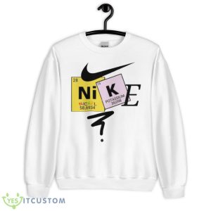 Periodic Table Nike Logo Shirt - Unisex Heavy Blend Crewneck Sweatshirt