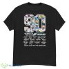 Philadelphia Eagles 90 Years Of 1933 2023 Thank You For The Memories Signatures Shirt - G500 Men’s Classic T-Shirt