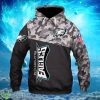 Philadelphia Eagles Dark Type Hoodies Full Over Print Product Photo 1