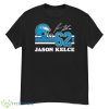 Philadelphia Eagles Jason Kelce 62 Helmet And Signature Shirt - G500 Men’s Classic T-Shirt