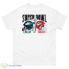 Philadelphia Eagles Vs Kansas City Chiefs 2023 LVII Super Bowl Shirt - 500 Men’s Classic Tee Gildan