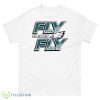 Philadelphia Eagles White ’47 2023 Playoffs Fly Regional Franklin Shirt - 500 Men’s Classic Tee Gildan