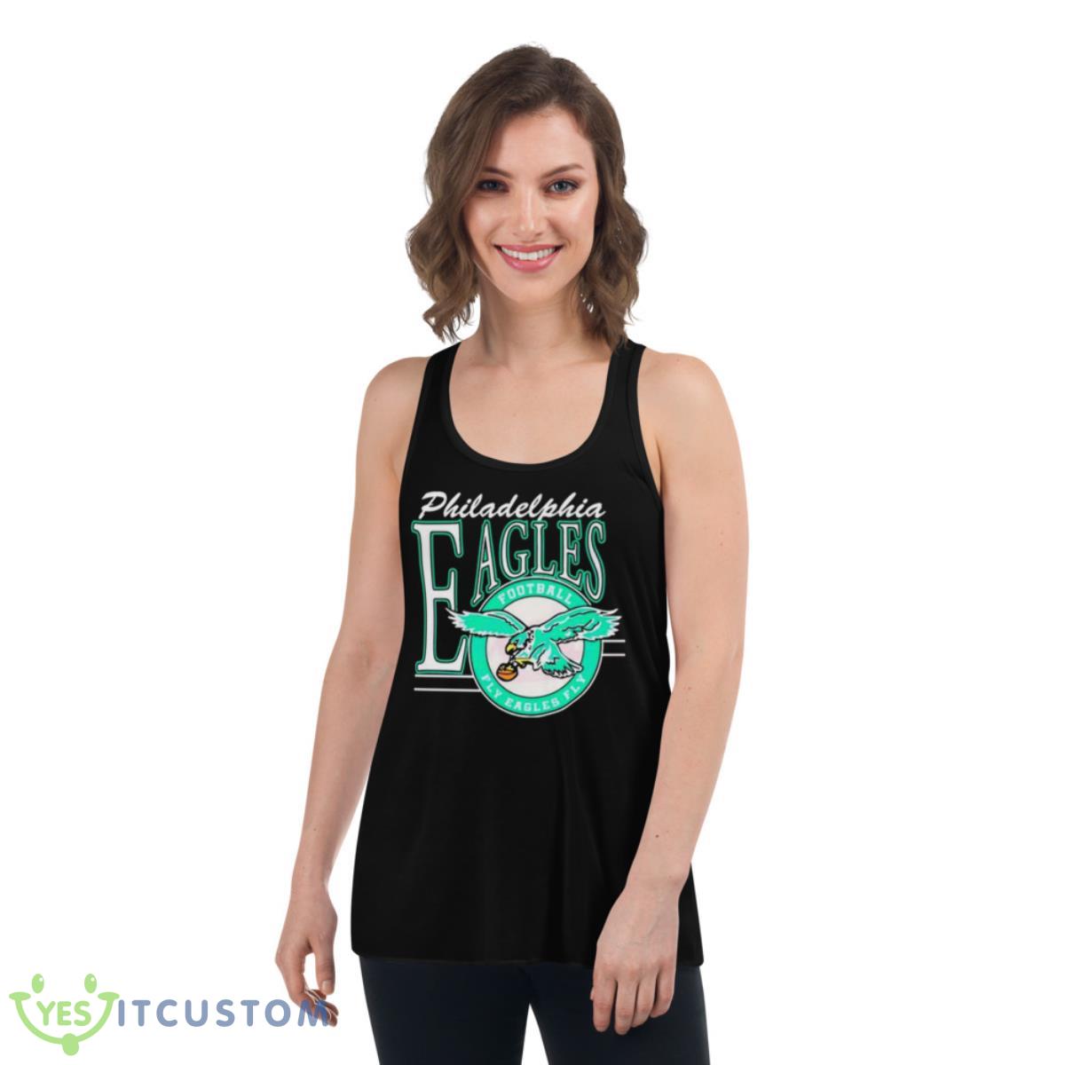 Philadelphia Fly Eagles Fly Vintage Philadelphia Eagle Shirt 5 Philadelphia Fly Eagles Fly Vintage Philadelphia Eagle Shirt - Women's Flowy Racerback Tank