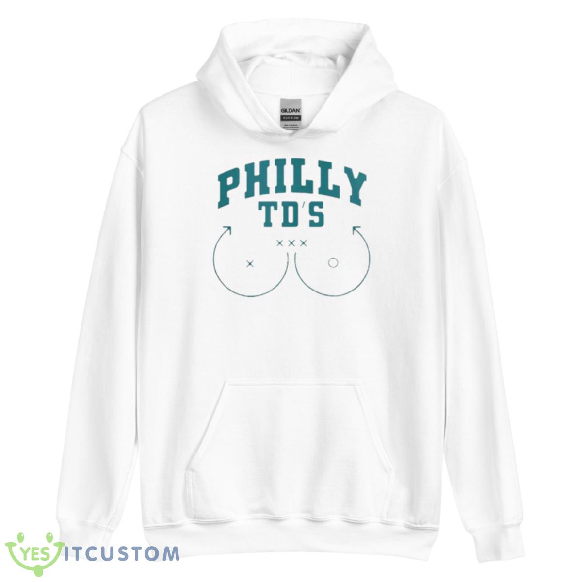 Philly Eagles Boob Shirt 3 Philly Eagles Boob Shirt - Unisex Heavy Blend Hooded Sweatshirt