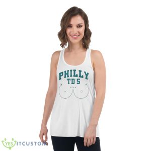 Philly Eagles Boob Shirt 8 Philly Eagles Boob Shirt - Women's Flowy Racerback Tank