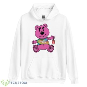 Pink Bear Sorry In Advance Shirt - Unisex Heavy Blend Hooded Sweatshirt