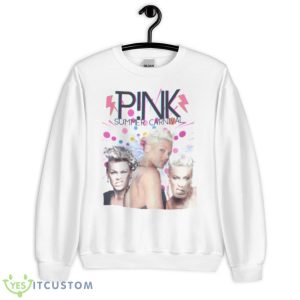 Pink Summer Carnival 2023 Tour Band Vintage Sweatshirt - Unisex Heavy Blend Crewneck Sweatshirt