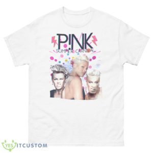 Pink Summer Carnival 2023 Tour Band Vintage Sweatshirt - 500 Men’s Classic Tee Gildan