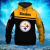 Pittsburgh Steelers Bì Logo Death Hoodies Full Over Print Product Photo 1