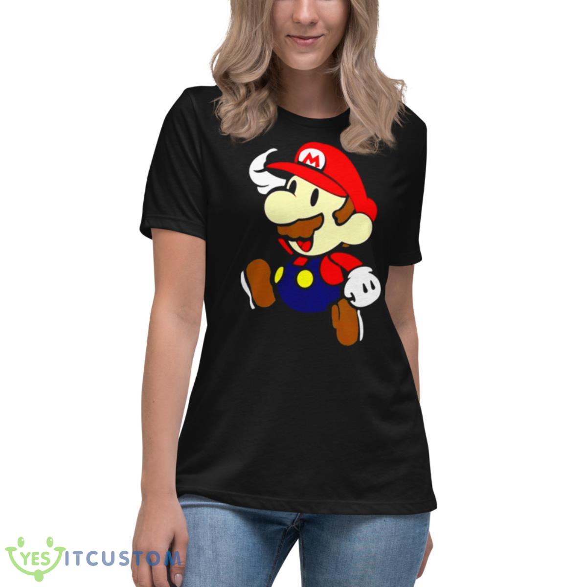 Playera Mario Bros Logo 2023 Shirt 6 Playera Mario Bros Logo 2023 Shirt - Women's Relaxed Short Sleeve Jersey Tee