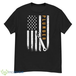 Plumber American Flag Design Best Shirt - G500 Men’s Classic T-Shirt