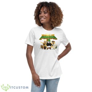 Po And The Furious Five Kung Fu Panda Shirt 9 Po And The Furious Five Kung Fu Panda Shirt - Women's Relaxed Short Sleeve Jersey Tee