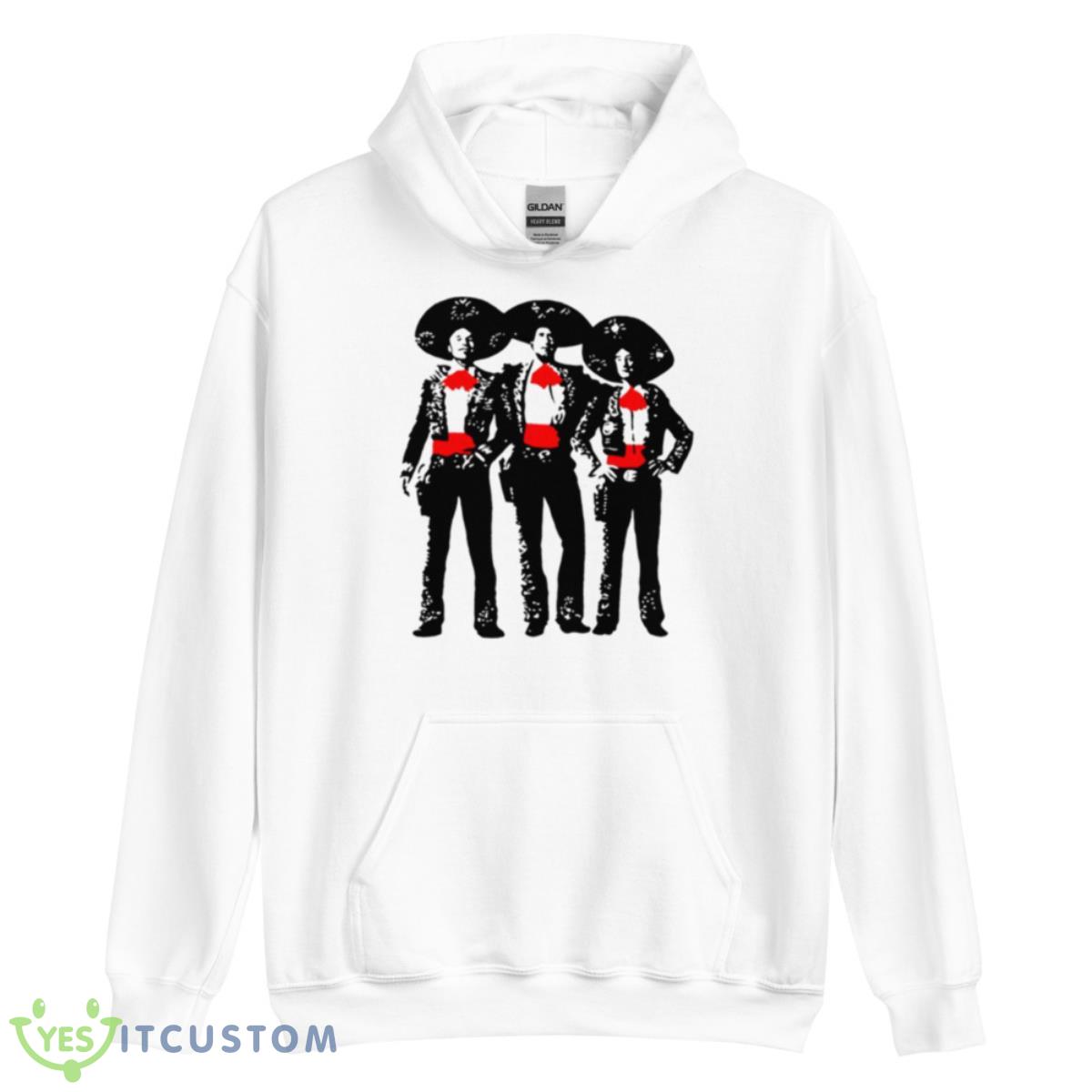 Pop Art On Red Three Amigos Shirt 3 Pop Art On Red Three Amigos Shirt - Unisex Heavy Blend Hooded Sweatshirt