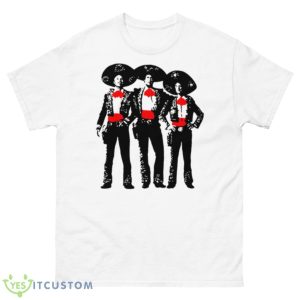 Pop Art On Red Three Amigos Shirt - 500 Men’s Classic Tee Gildan