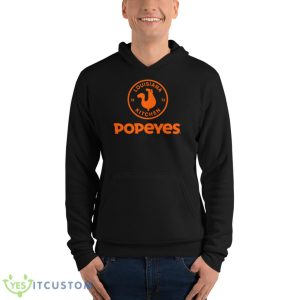 Popeyes Logo With Symbol 2019 Shirt - Unisex Fleece Pullover Hoodie