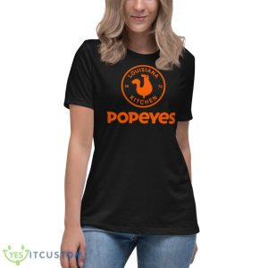 Popeyes Logo With Symbol 2019 Shirt - Women's Relaxed Short Sleeve Jersey Tee