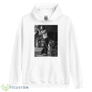Portrait Gary Cherone Bw Photograph Shirt - Unisex Heavy Blend Hooded Sweatshirt