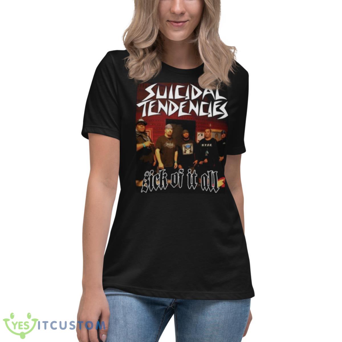 Possessed To Skate Suicidal Tendencies Shirt 6 Possessed To Skate Suicidal Tendencies Shirt - Women's Relaxed Short Sleeve Jersey Tee