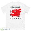 Pray For Turkey Shirt - 500 Men’s Classic Tee Gildan