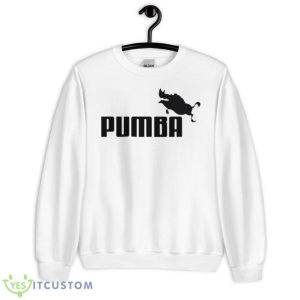Pumba Puma Logo Style Parody The Lion King Shirt - Unisex Heavy Blend Crewneck Sweatshirt