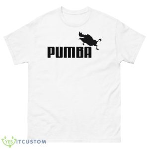 Pumba Puma Logo Style Parody The Lion King Shirt - 500 Men’s Classic Tee Gildan