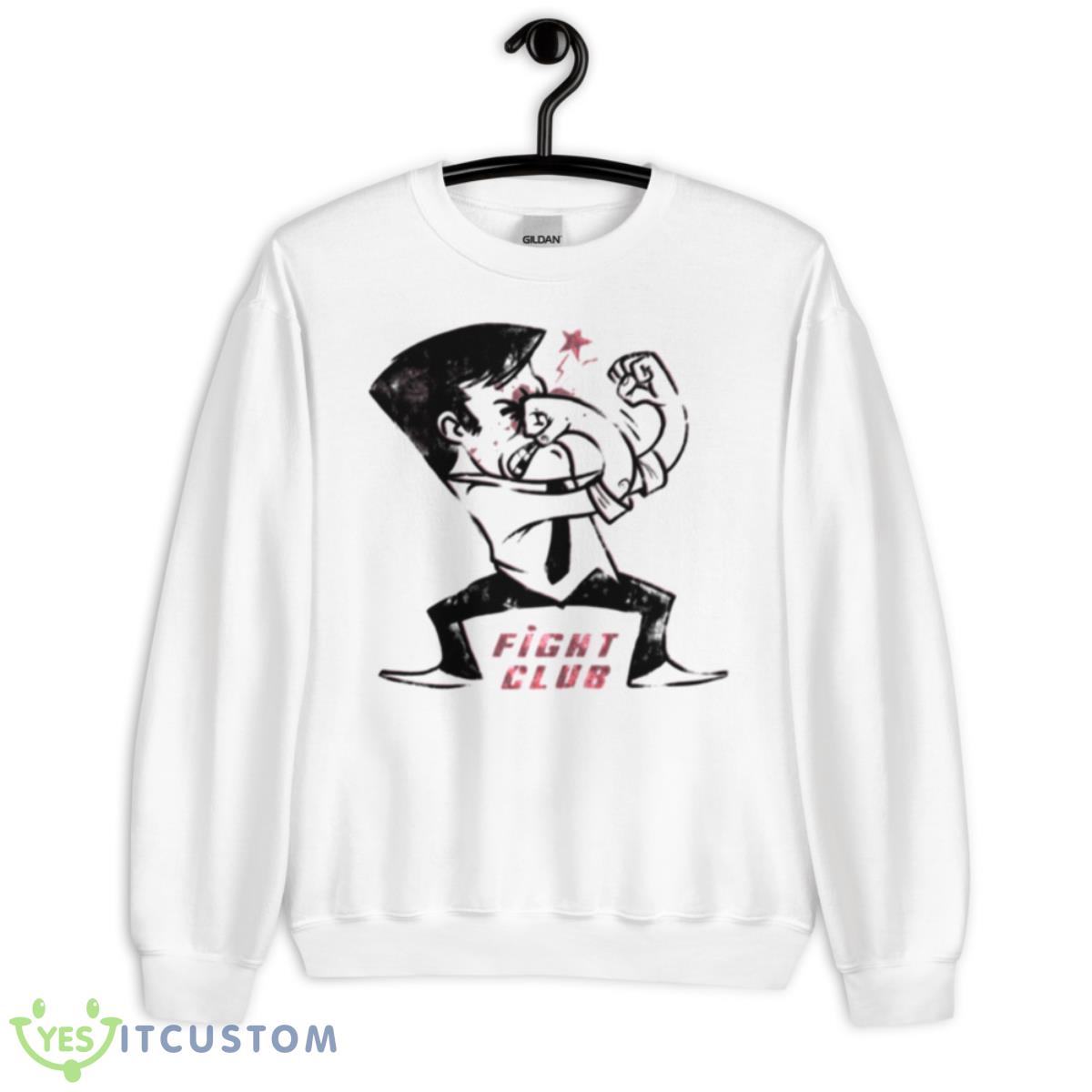 Punching Yourself Fight Club Movie Shirt 11 Punching Yourself Fight Club Movie Shirt - Unisex Heavy Blend Crewneck Sweatshirt